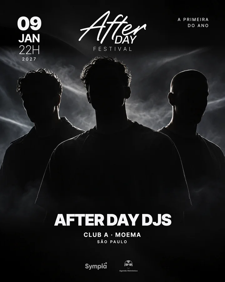 Flyer de After Day DJs, After Day Festival, 9 de janeiro de 2027
