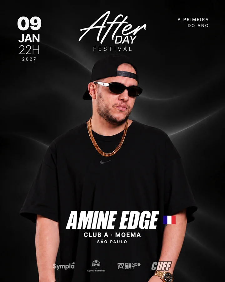 Flyer de Amine Edge, After Day Festival, 9 de janeiro de 2027