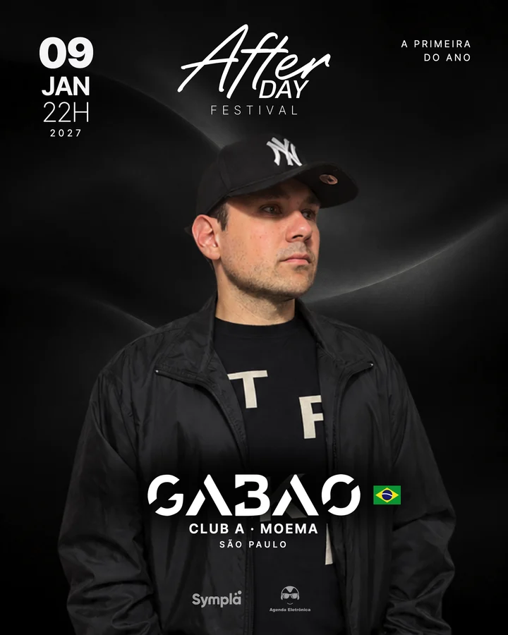 Flyer de Gabão, After Day Festival, 9 de janeiro de 2027