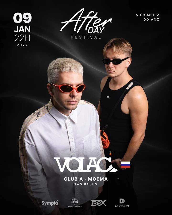 Flyer de Volac, After Day Festival, 9 de janeiro de 2027